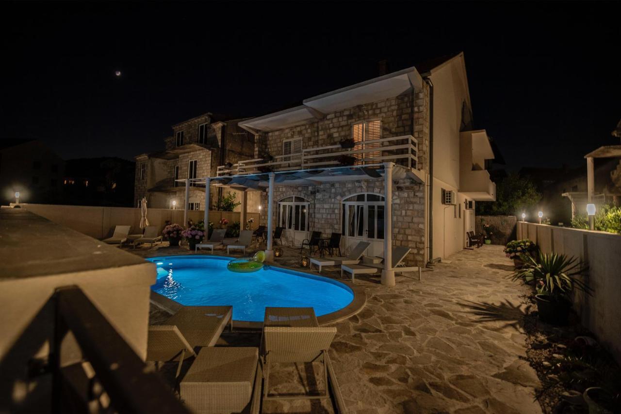 Villa Branka Apartments Near Dubrovnik With Pool Ivanica Exterior photo
