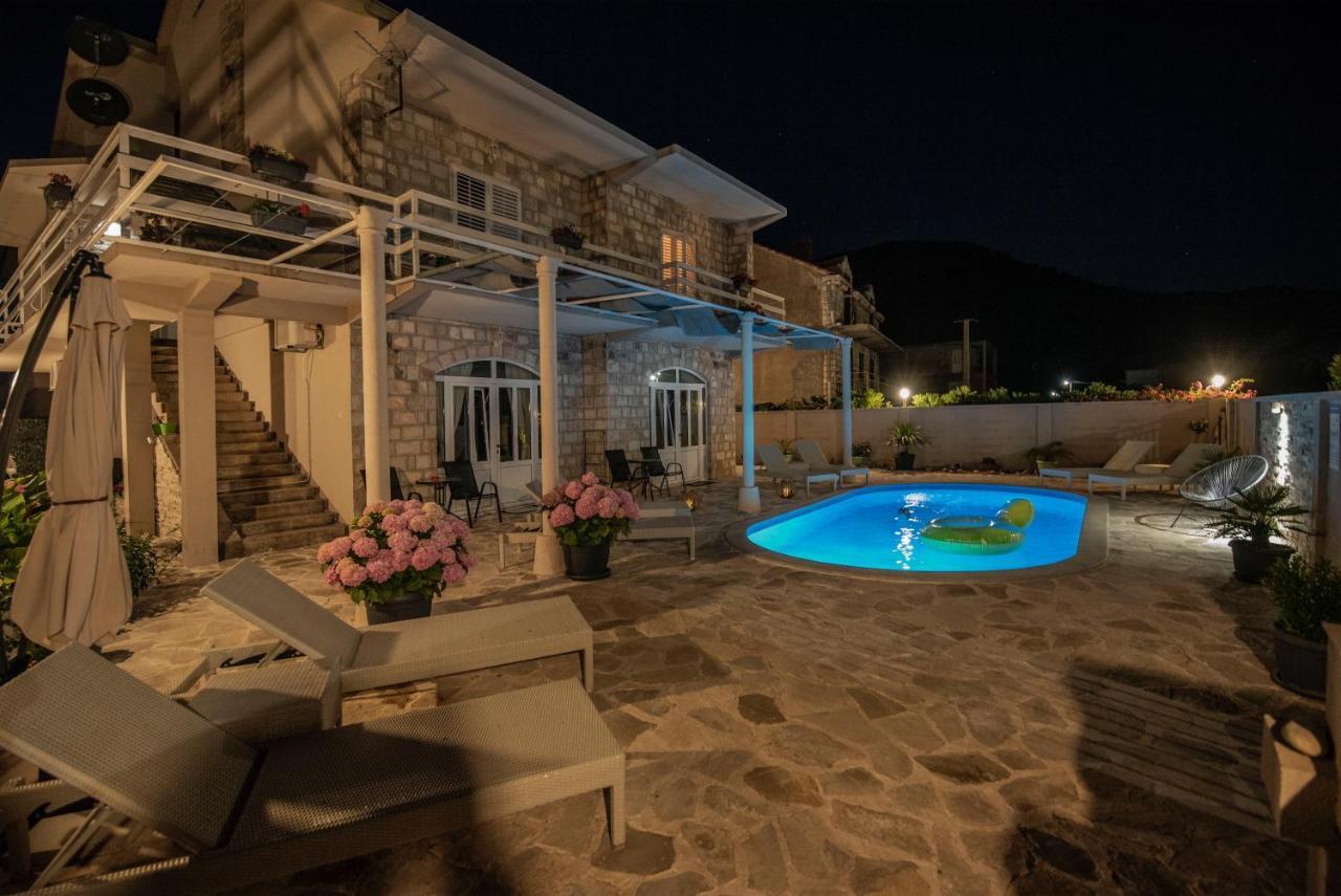 Villa Branka Apartments Near Dubrovnik With Pool Ivanica Exterior photo